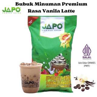 Jual BUBUK MINUMAN INSTAN RASA VANILA LATTE 1 Kg JAPO PREMIUM POWDER ...