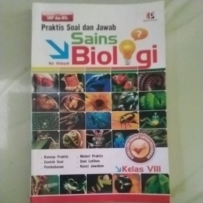 Jual Buku Pelajaran Praktis Soal Dan Jawab Sains Biologi Kelas VIII ...