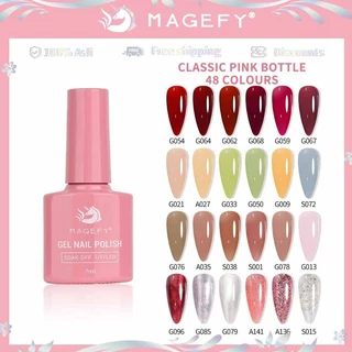 MAGEFY Kutek Gel Uv Led  Gel Polish Soak Off Kuteks Gel Nail Polish Cat Eye Nail Art Cepat kering dengan lampu LED UV 8011