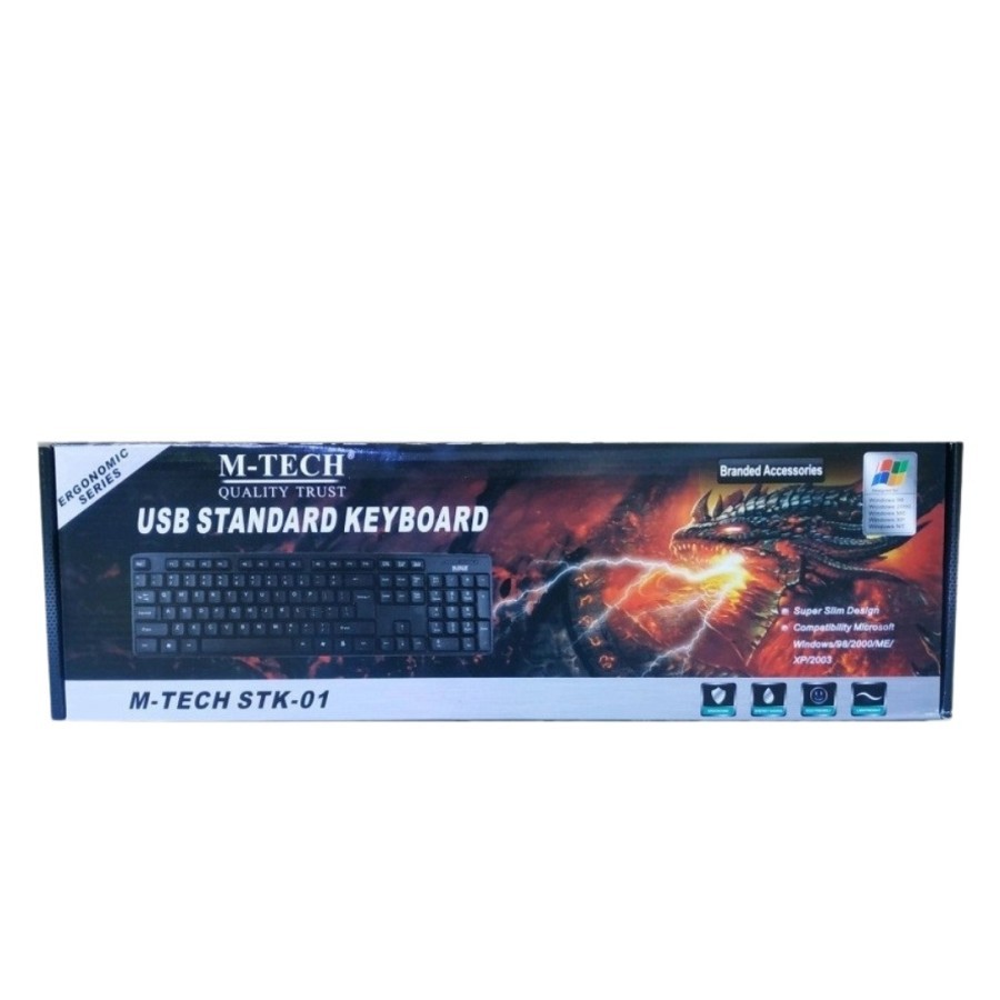Jual Keyboard External USB Standar M-Tech STK-01 eksternal | Shopee ...