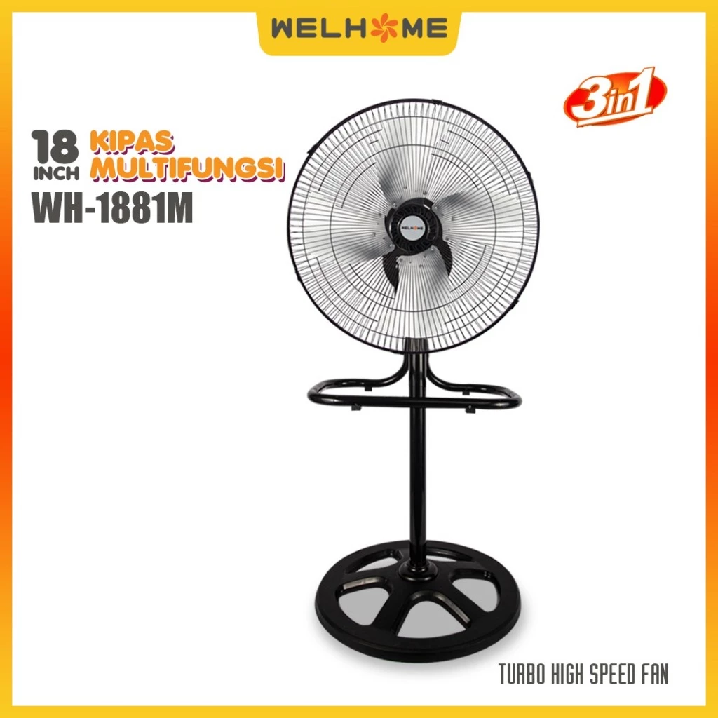 Kipas Angin Meja WELHOME WH-1881M