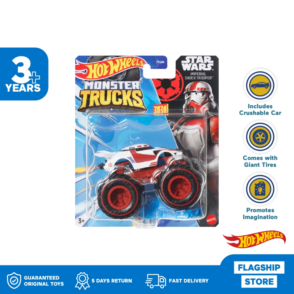 Jual Hot Wheels Monster Trucks 2024 Star War Imperial Shock Trooper