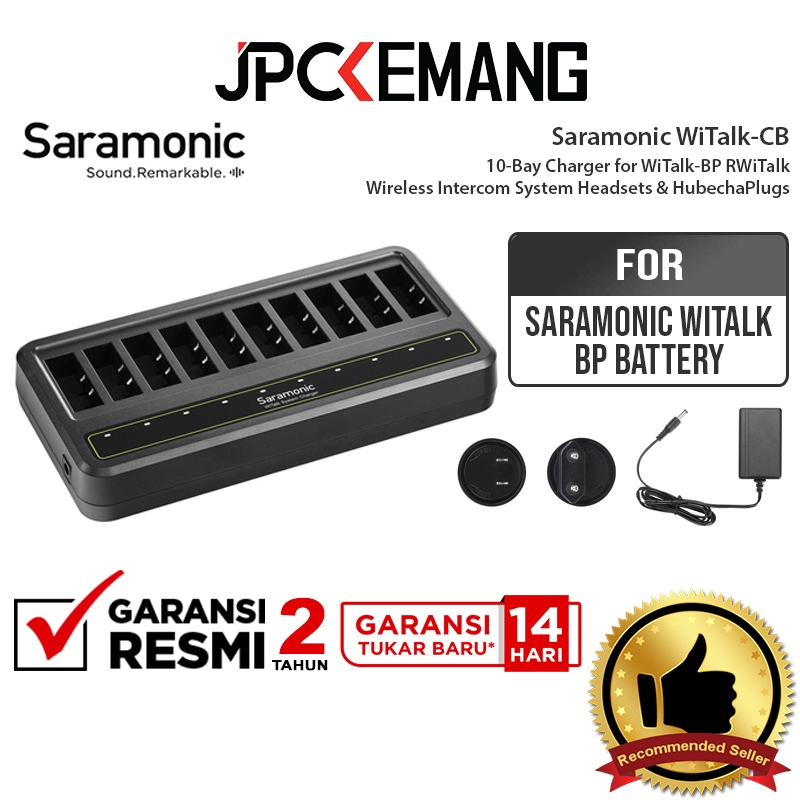 Jual Saramonic WiTalk CB 10-Bay Charger for Witalk Battery Headset ...
