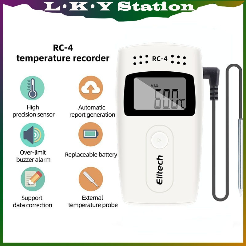 Jual Elitech RC4 RC4 USB Temperature Data Logger Monitor Humidity