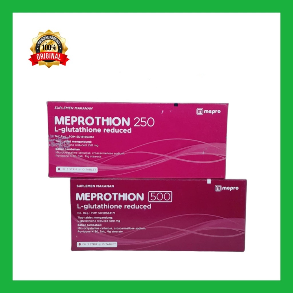 Jual Meprothion Mg Mg L Glutathione Anti Aging Suplemen Untuk Memelihara Kesehatan