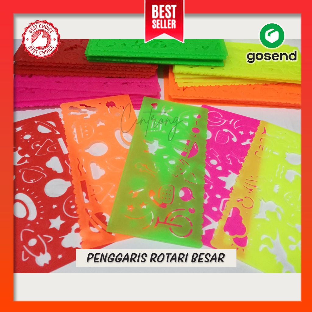 Jual Penggaris Rotari Besar Penggaris Kreatif Anak 1Pcs | Shopee Indonesia
