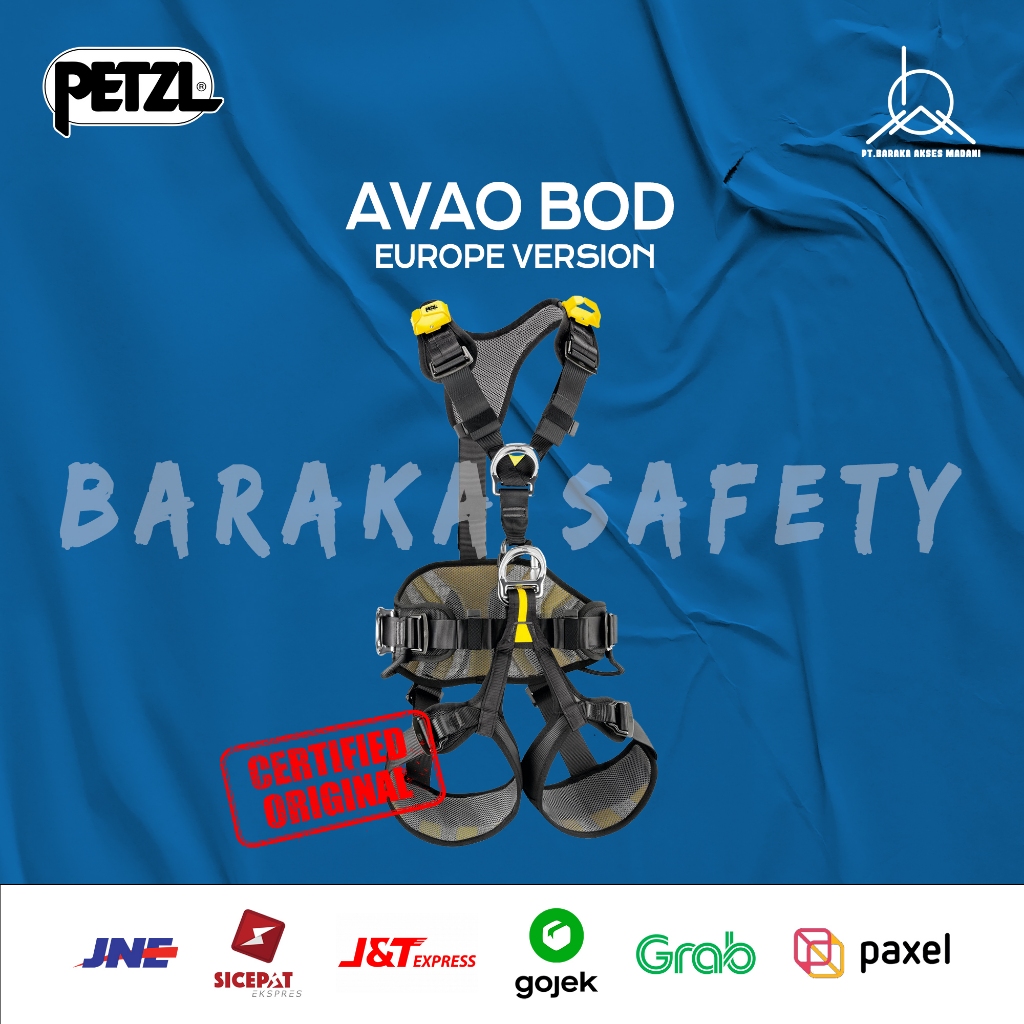 Jual Petzl Avao Bod Full Body Harness Fall Arrest Harness For