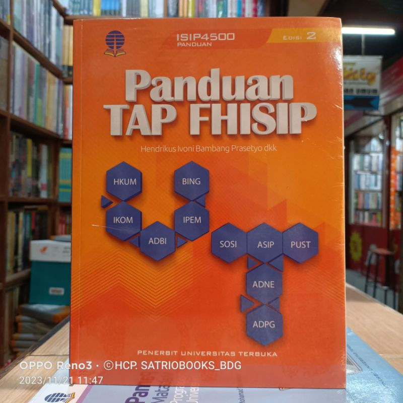 Jual BUKU PANDUAN TAP FHISIP. EDISI 2. HENDRIKUS IVONI B. UT ...