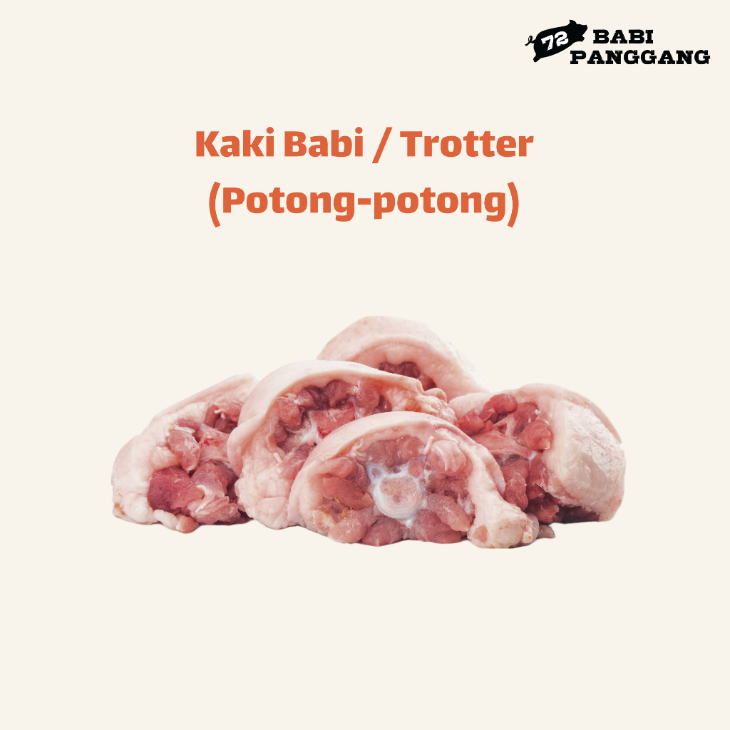 Jual Daging Babi Kaki / Pork Trotter + Hock / Pork Knuckle (1 Kaki