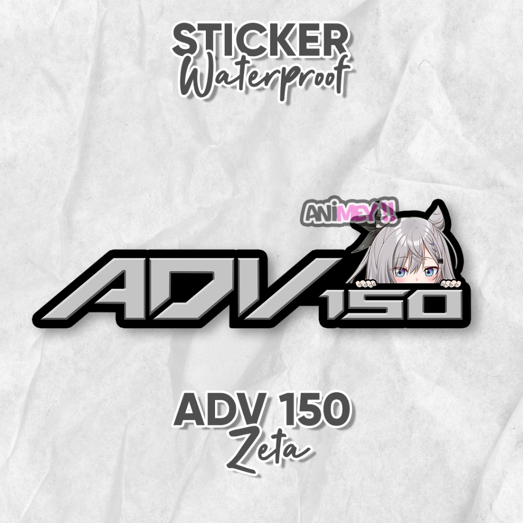 Jual Stiker Vestia Zeta Logo ADV 150 / Stiker Anime Waterproof | Shopee ...