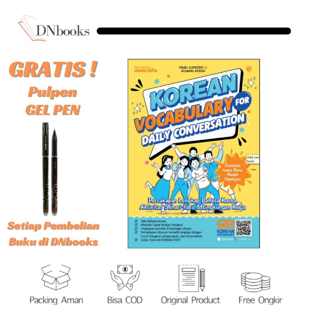 Jual Buku Belajar Bahasa Korea Korean Vocabulary For Daily Conversation Kosakata Percakapan