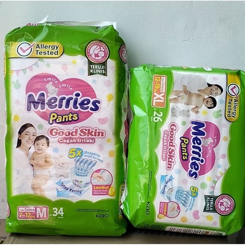 Jual Merries Pants Good Skin Tipe Celana M32+2/L28+2/XL26 | Shopee ...