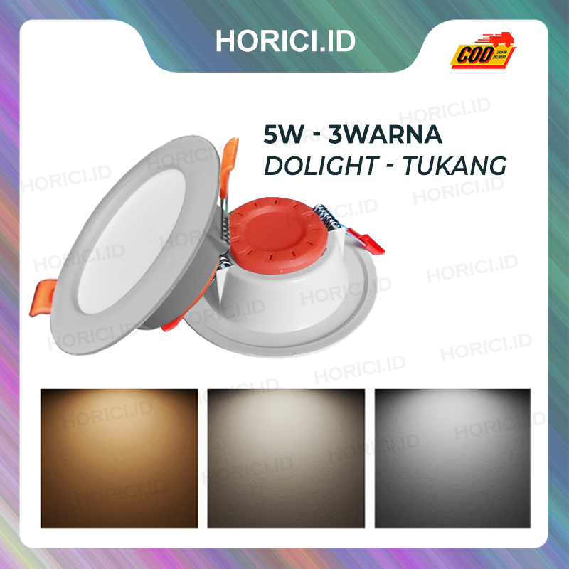 Jual MEREK HORICI ASLI FULL TERANG 5W LAMPU DOWNLIGHT LED PLAFON 5 WATT ...