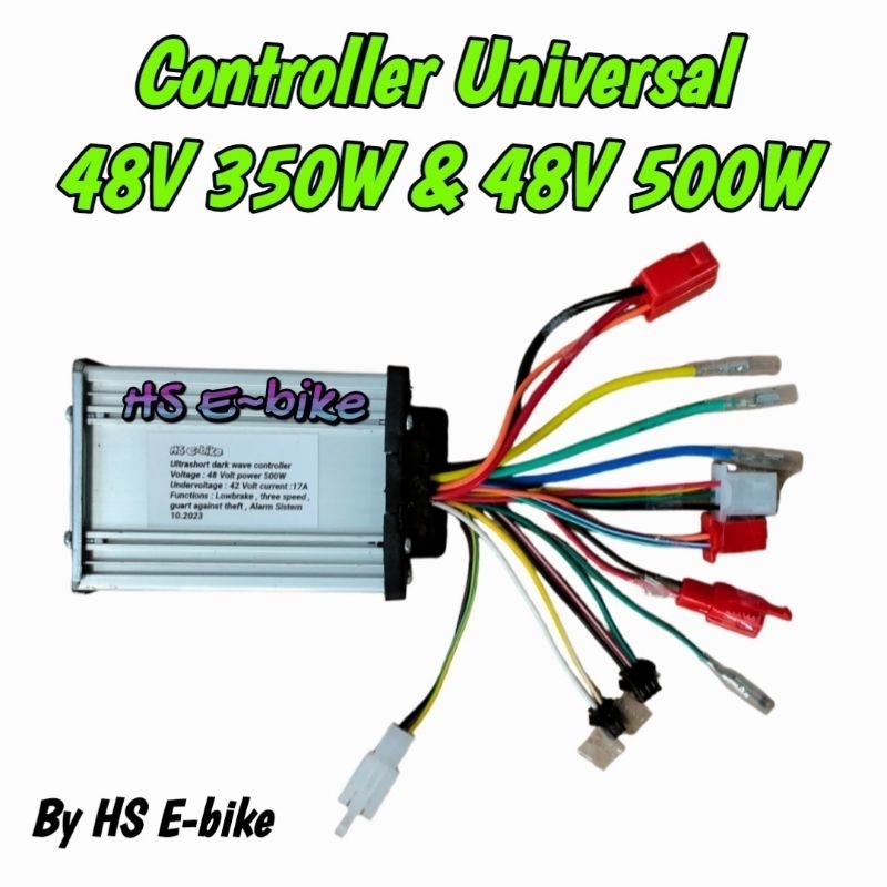 Jual CONTROLLER SEPEDA LISTRIK 48V / 500watt & 48V 350watt UNIVERSAL ...