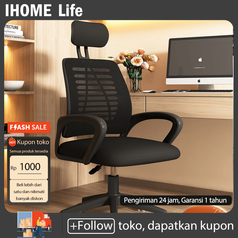 Jual kursi kantor murah / kursi kantor hidrolik | Shopee Indonesia