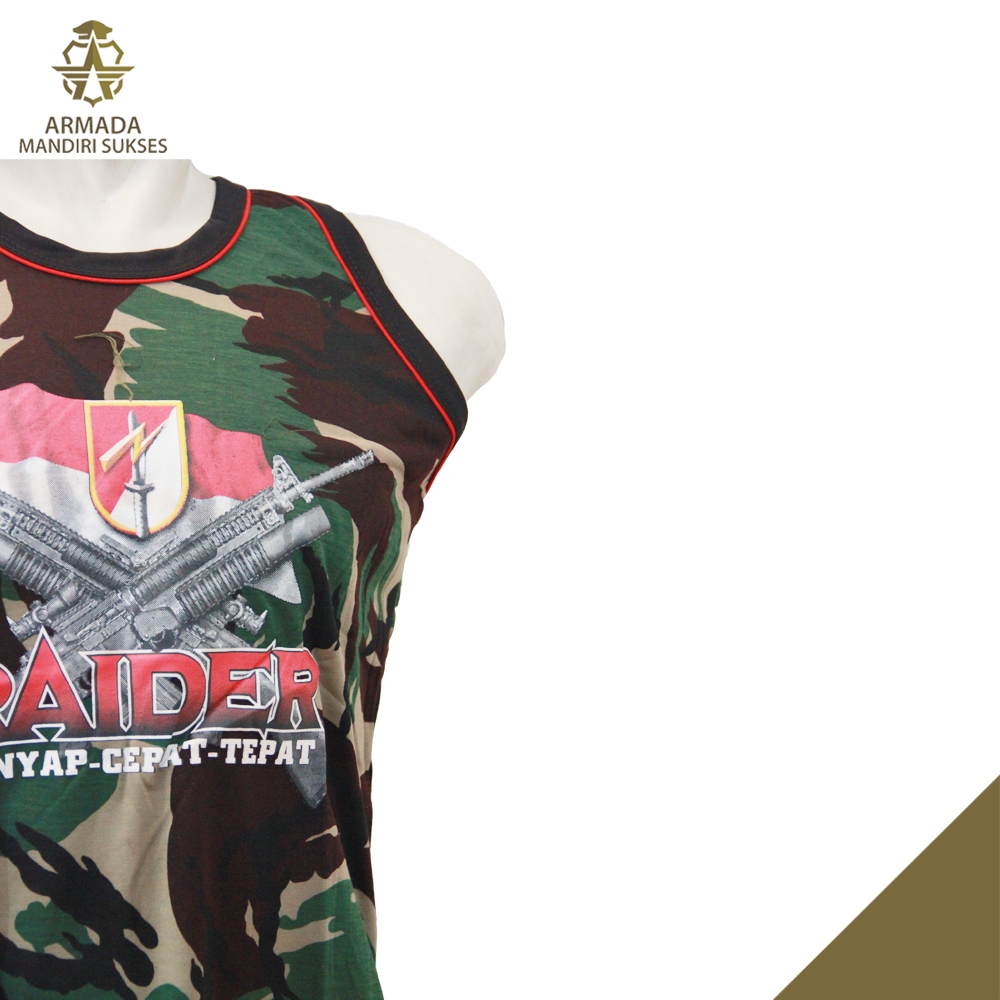 Jual Kaos Singlet Raider Loreng - Kaos Dalam Raider | Shopee Indonesia