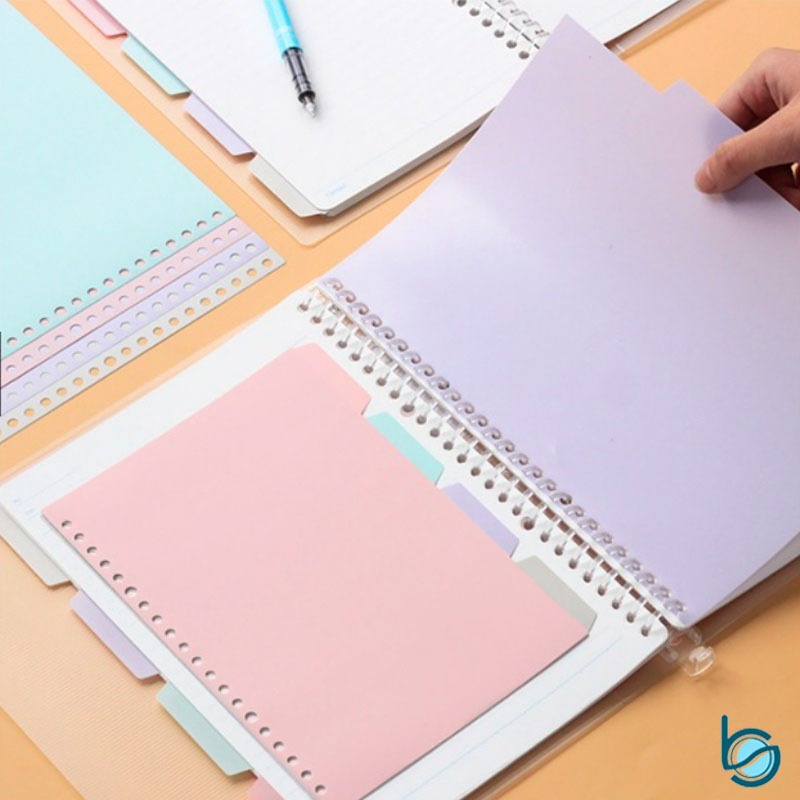 Jual Divider 4Pcs/Set A5/B5 Morandi Pastel ART Divider / Pembatas