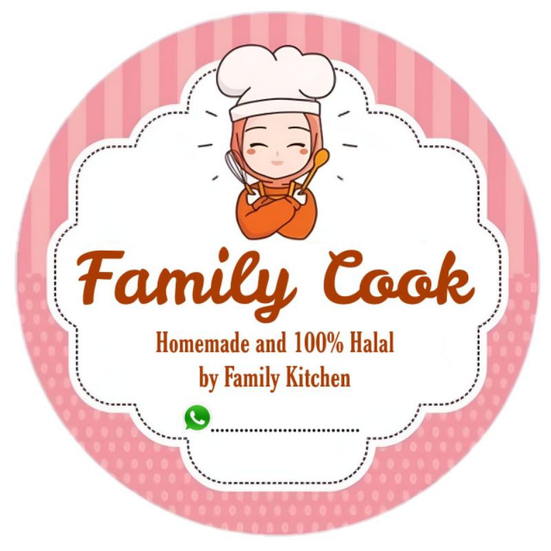 Jual STIKER PRODUK MASAKAN / COOK / DELIVERY (Minimal order 100 buah ...