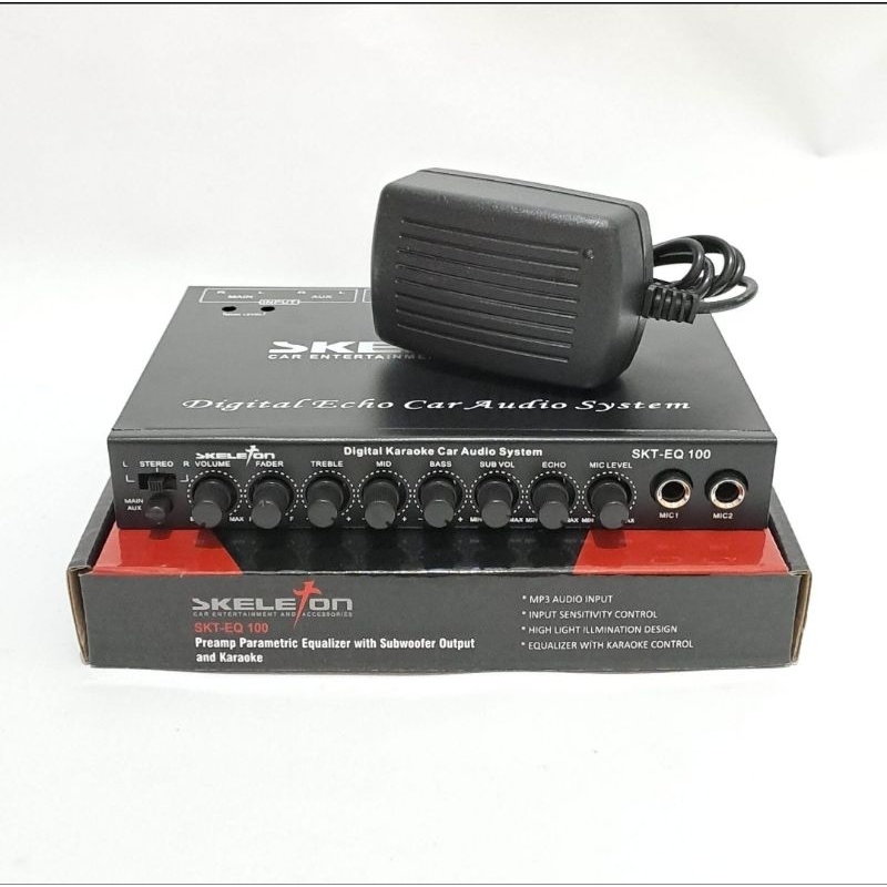 Jual Parametric Preamp Equalizer Karaoke Skeleton EQ100 | Shopee Indonesia