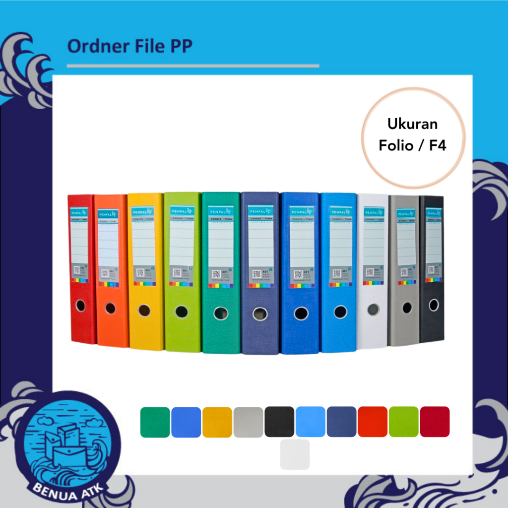 Jual Dataflex - Ordner File / Lever Arch File PP ukuran Folio / A5 ...