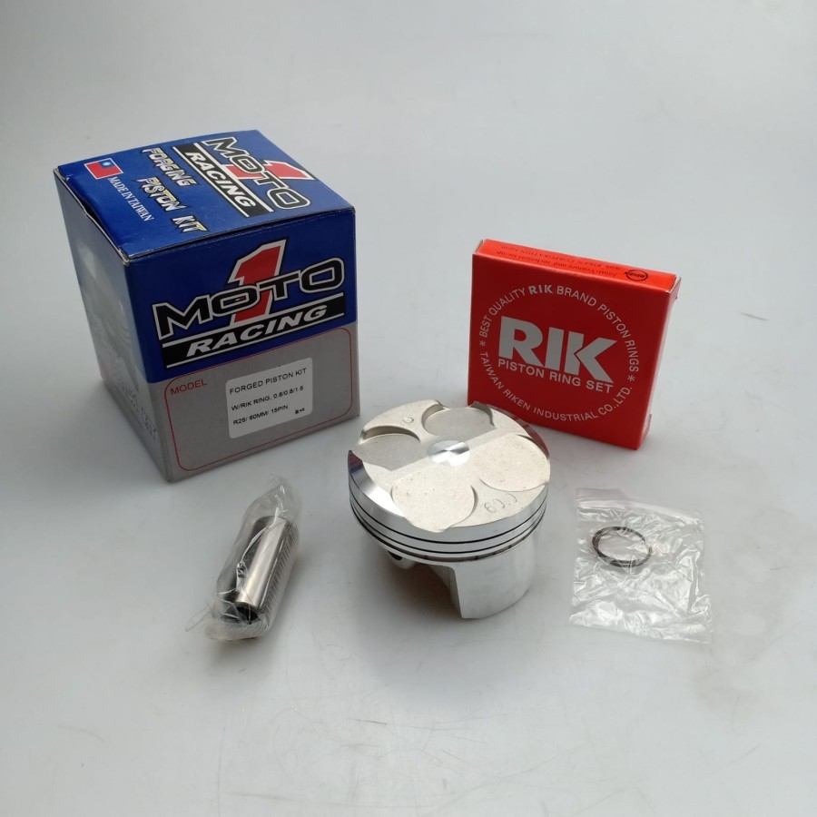 Jual MO1TO Piston Kit Forged R25 ukuran 60mm Pen 15mm Shopee