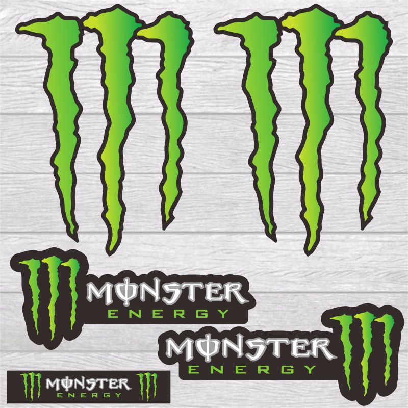 Jual sticker set + cutting monster energy Shopee Indonesia