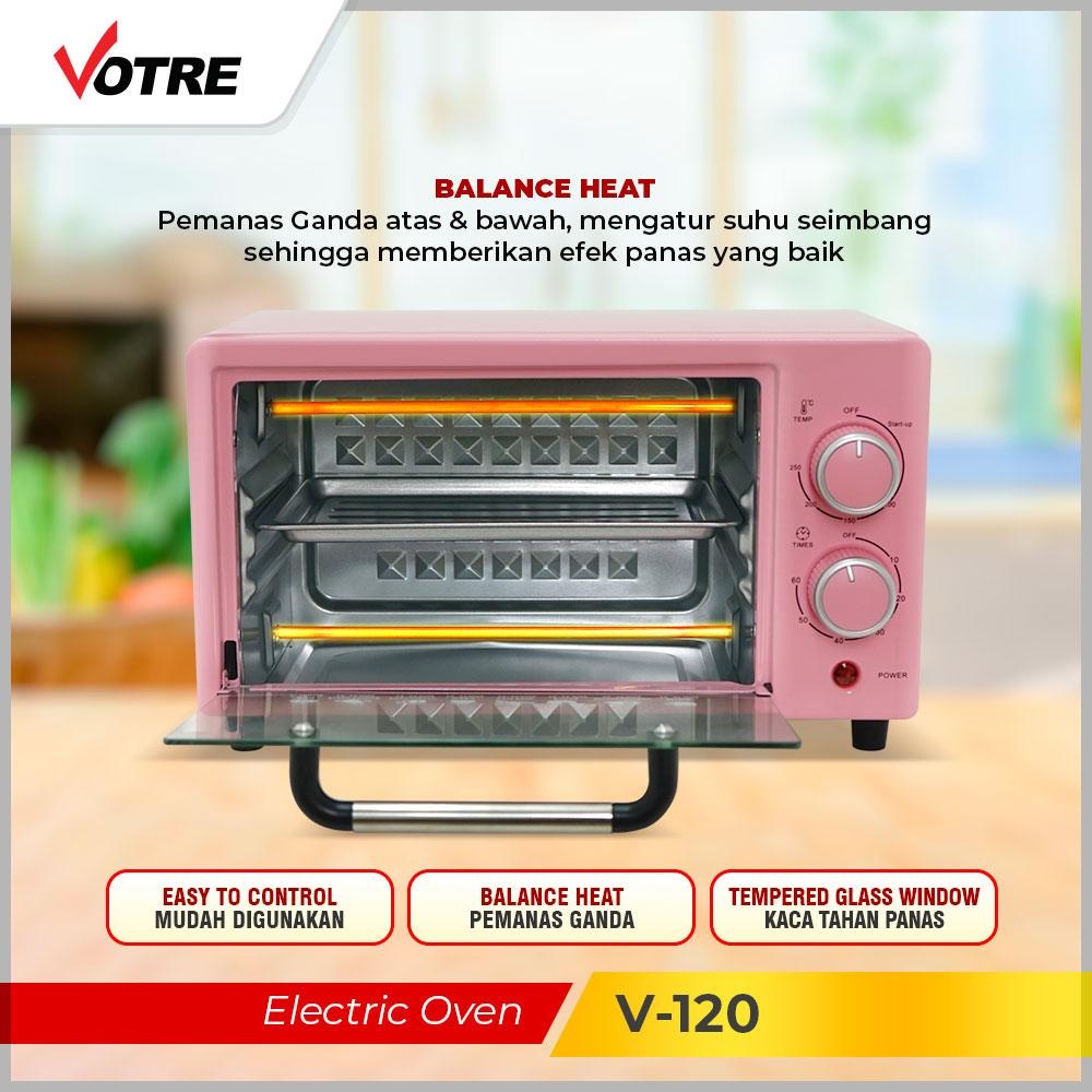 Jual Advance Votre Oven Listrik 12L 400 Low Watt Electric Oven MultiFungsi Kue Kontrol Suhu