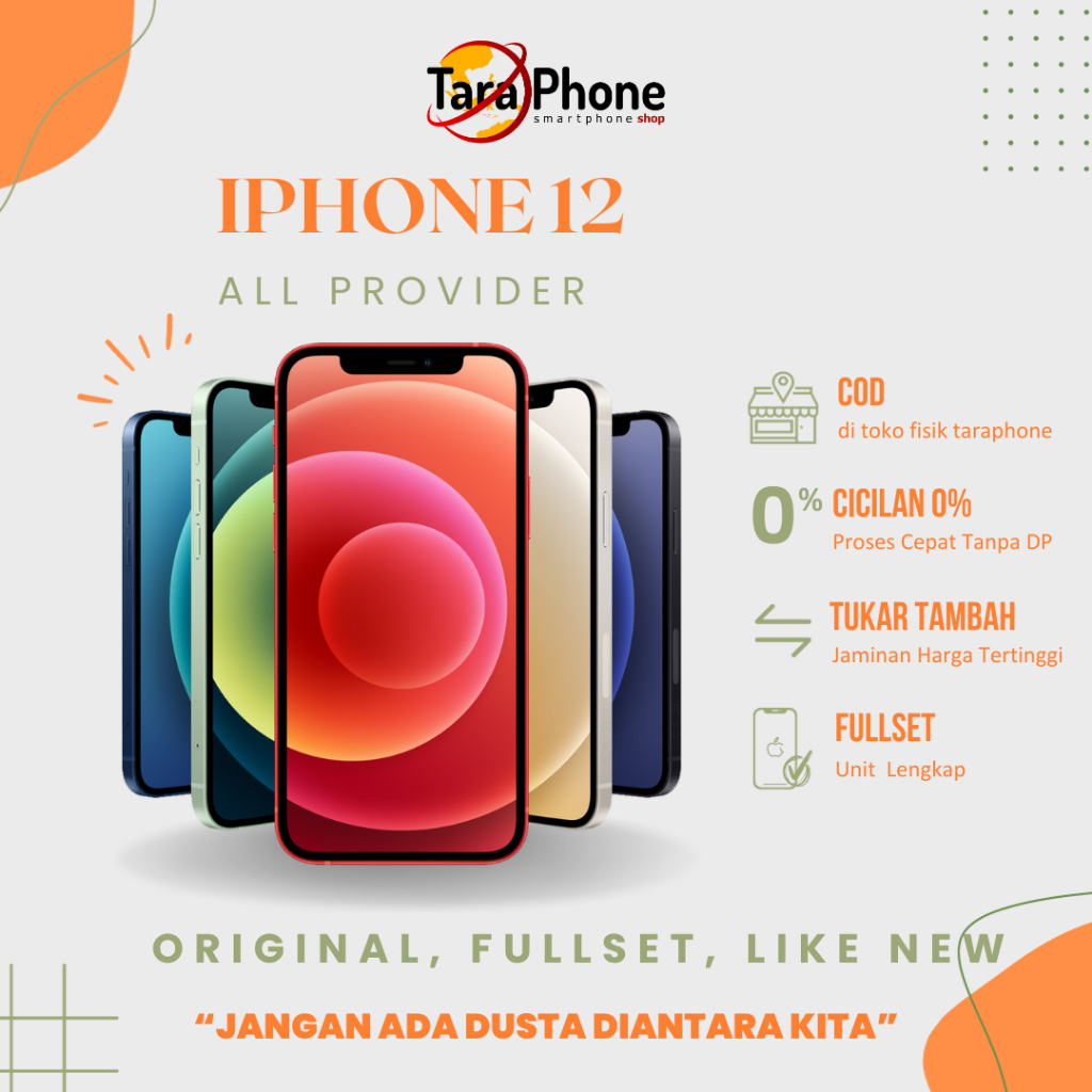 Jual iPhone (12) 64/128/256GB SECOND | Shopee Indonesia