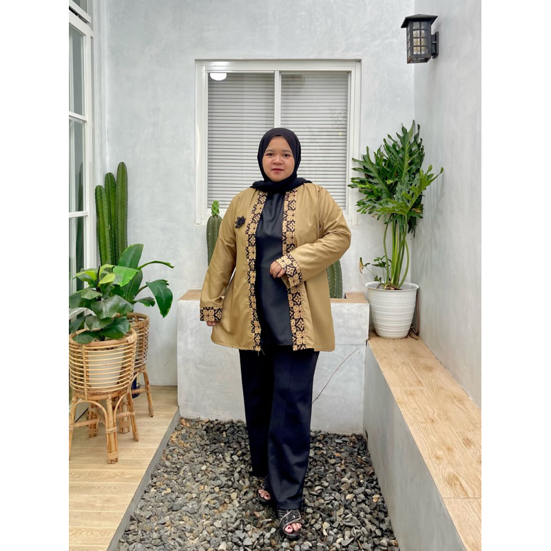 Jual OUTER CARDIGAN BATIK BAHAN KATUN LD 120 130 140 CM Shopee