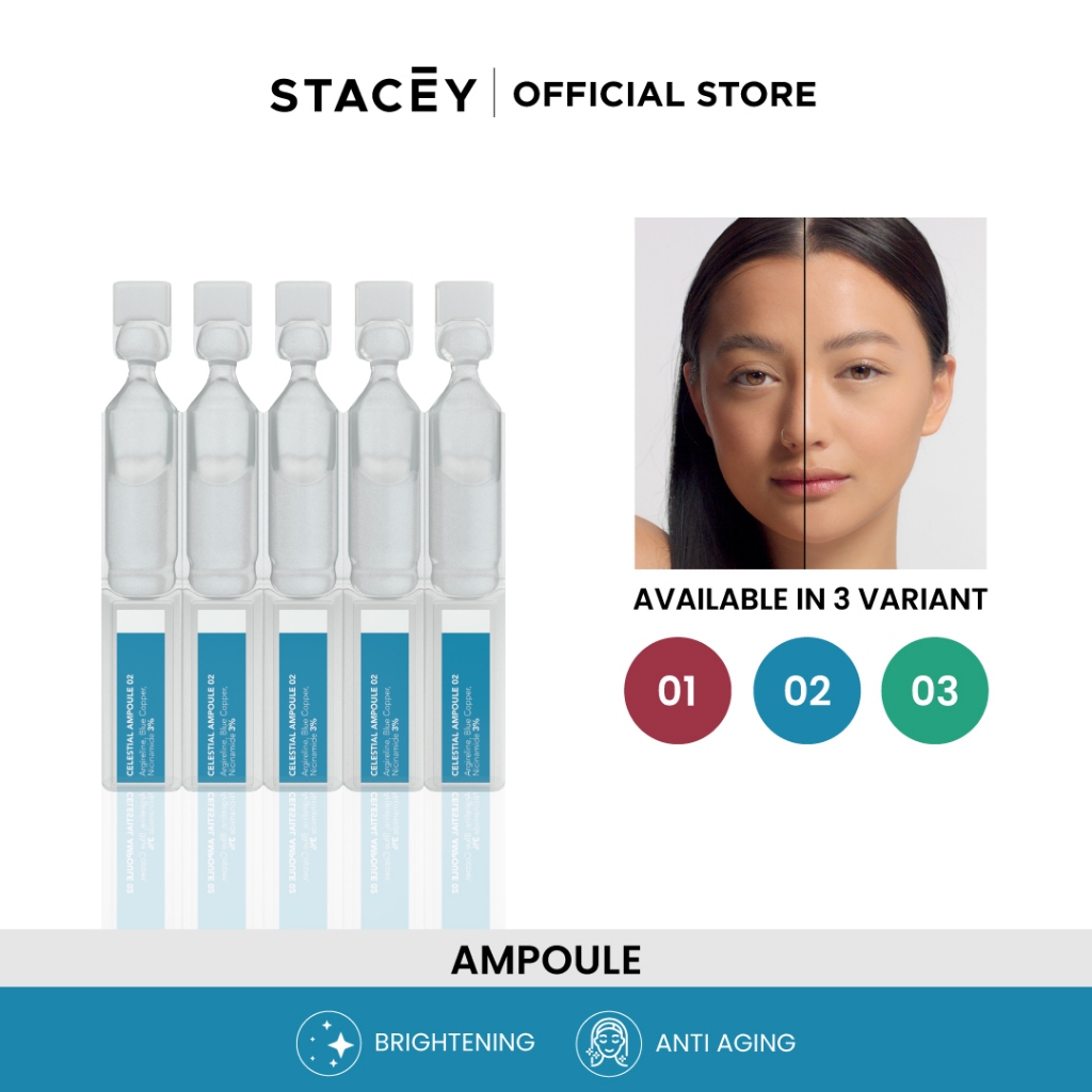 Jual Stacey Ampoule Ampoule Serum Brightening Anti Aging Perawatan