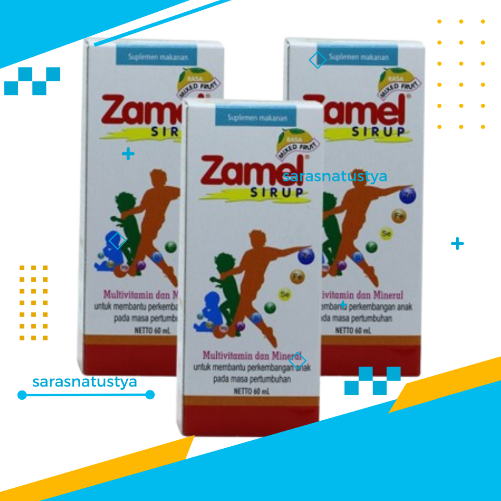Jual SIRUP ZAMEL / ZAMEL SIRUP / SYRUP ZAMEL / ZAMEL SYRUP / VITAMIN