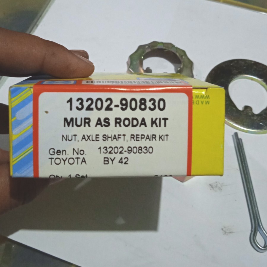 Jual Mur as roda depan rino 14B WAKASA 13202-90830 kit ring jalu dutro ...