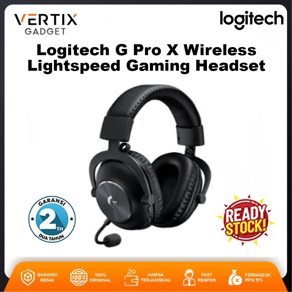 Jual Logitech G Pro X Wireless Lightspeed Gaming Headset | Shopee Indonesia