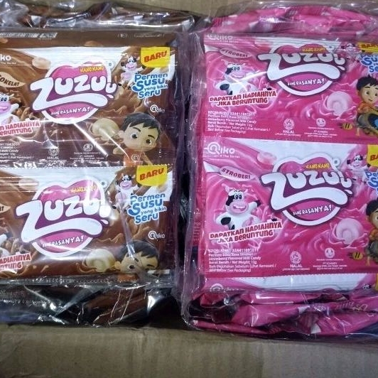 Jual zuzuu permen susu kalsium 1 renteng isi 10 sachet | Shopee Indonesia