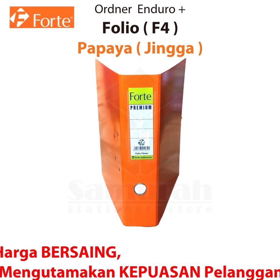 Jual Ordner Forte Premium Enduro Laminasi Ukuran Folio F4 Punggung