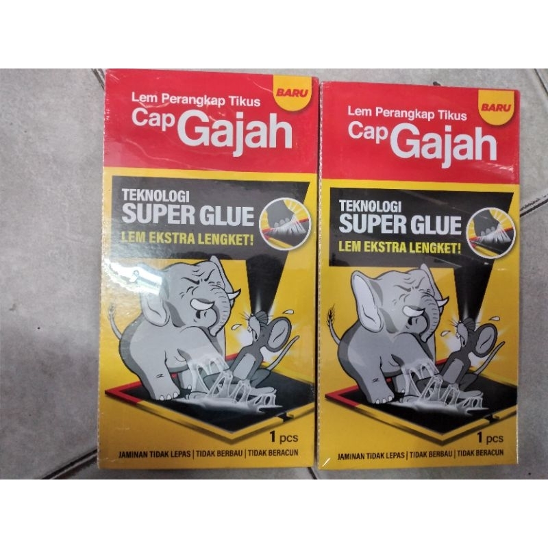 Jual Lem Tikus Cap Gajah Asli Super Lengket Shopee Indonesia