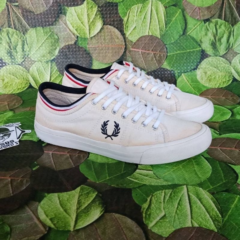 Fred perry kendrick store tipped cuff canvas