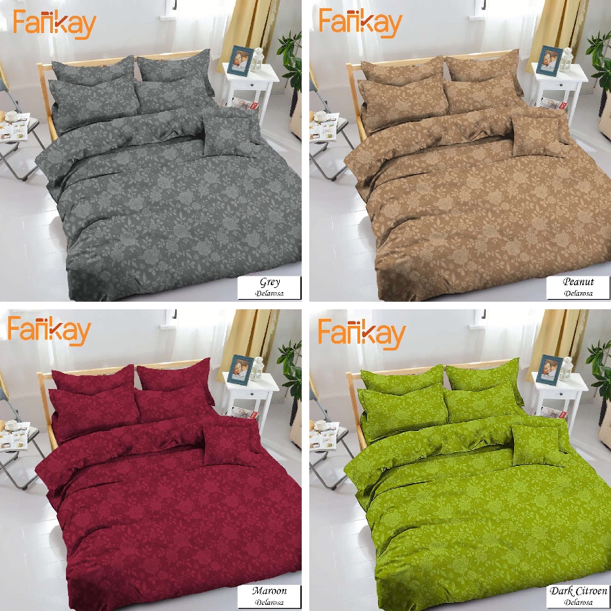 Jual Bed Cover Set Sprei Emboss Jacquard - Ukuran 160x200/200x200 ...