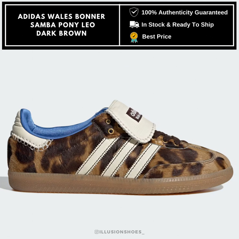 Jual Adidas Wales Bonner Samba Pony Leo Dark Brown - [100