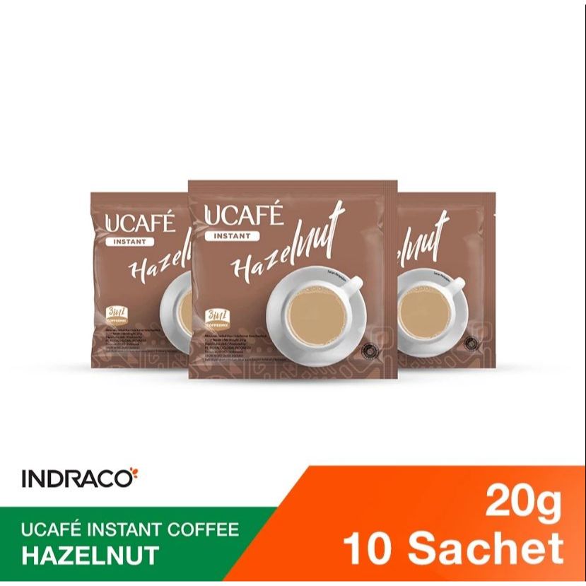 Jual UCAFE INSTANT COFFEE HAZELNUTE ISI 10PCS | Shopee Indonesia