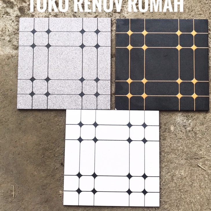 Jual keramik lantai 40x40 (doff-mate)/ keramik hitam/ keramik abu