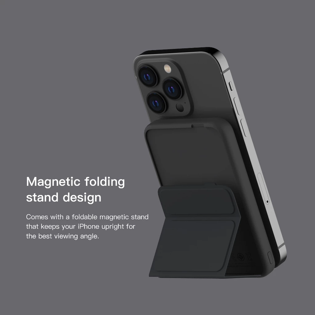 KiiP Wireless EW56 Power Bank Magnetic Magsafe Phone Holder 20W Fast Charging Type C PD