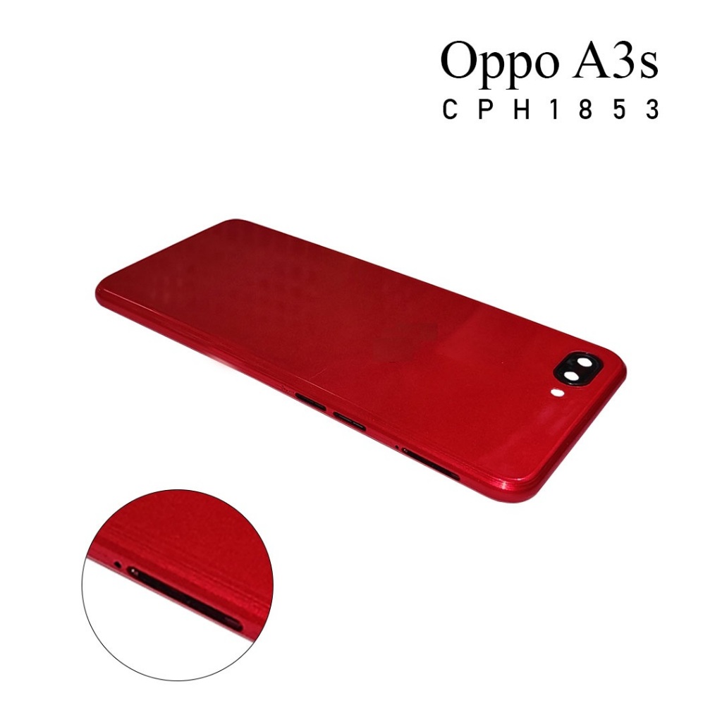 Jual BACK COVER OPPO A3S SNAPDRAGON MODEL CPH1853 BLACK (BARU) TUTUP ...