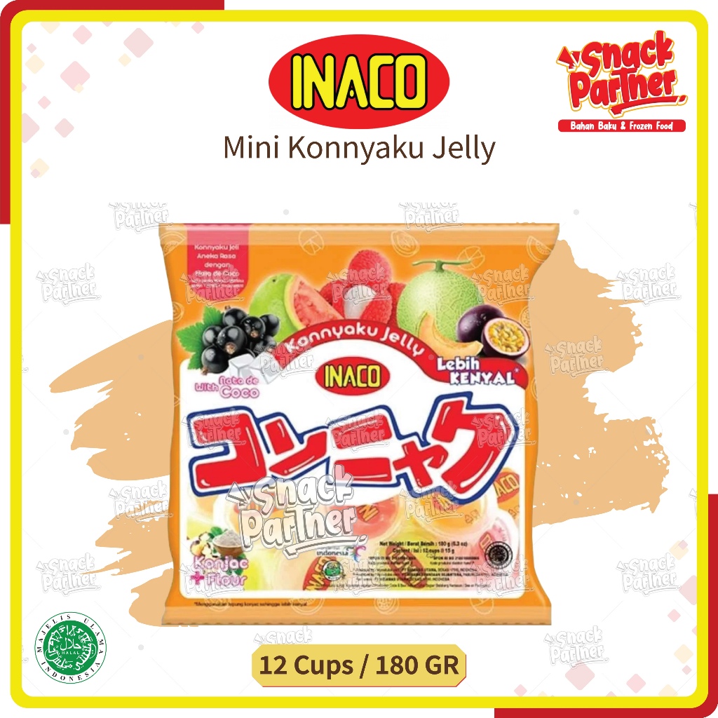 Jual Inaco Mini Konnyaku Fruit Jelly Cups Gr Konyaku Jeli