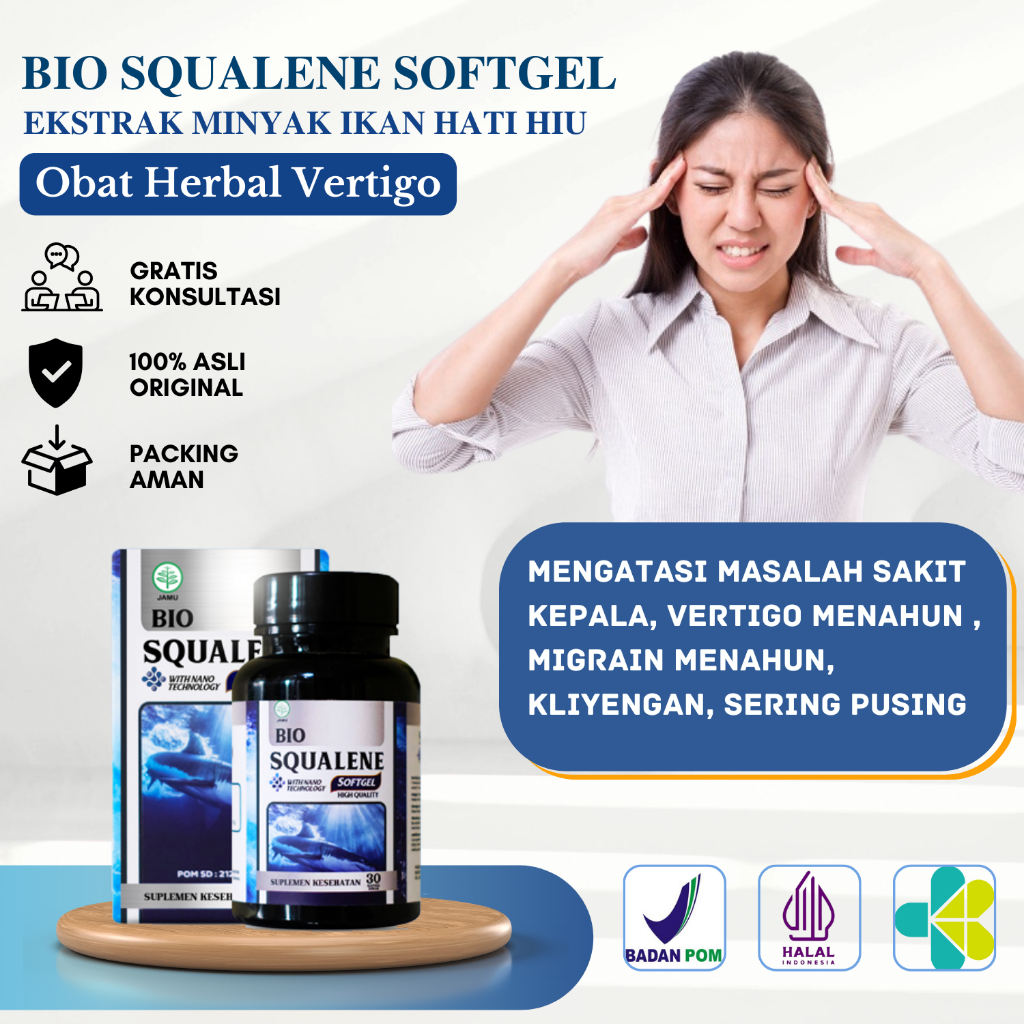 Jual Obat Vertigo Migrain Menahun Sering Pusing Sakit Kepala Berputar