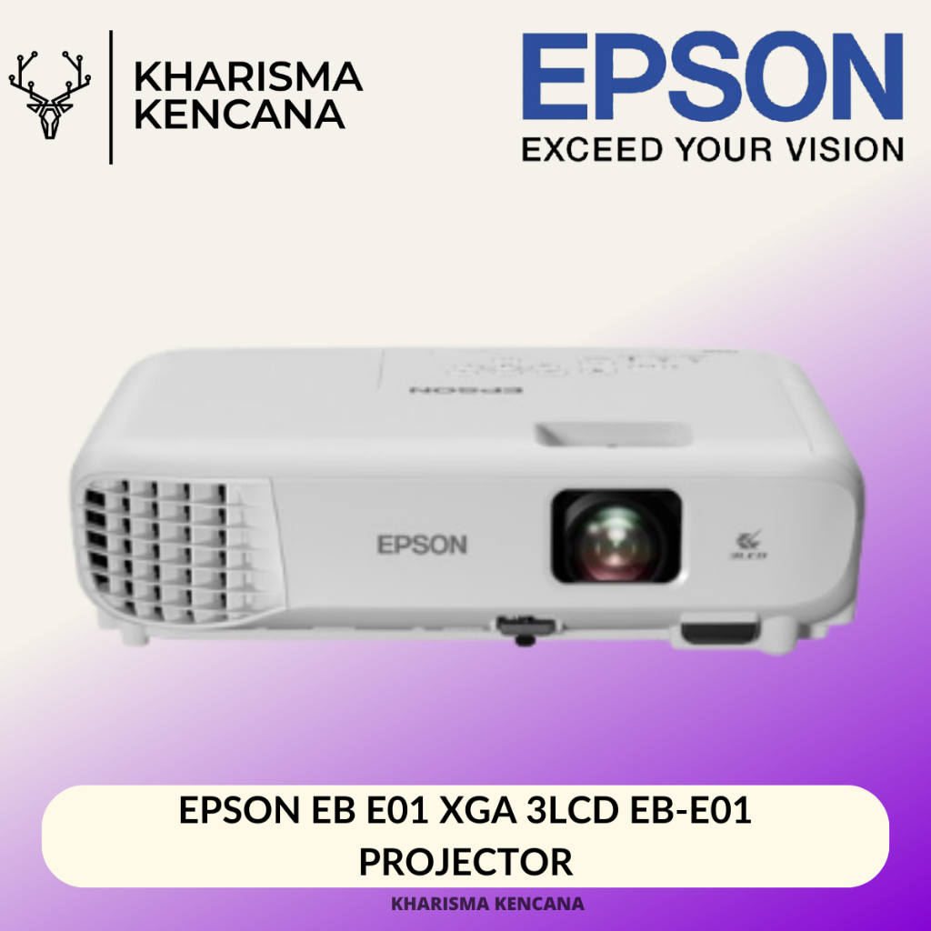 Jual EPSON EB E01 XGA 3LCD EBE01 PROJECTOR Shopee Indonesia