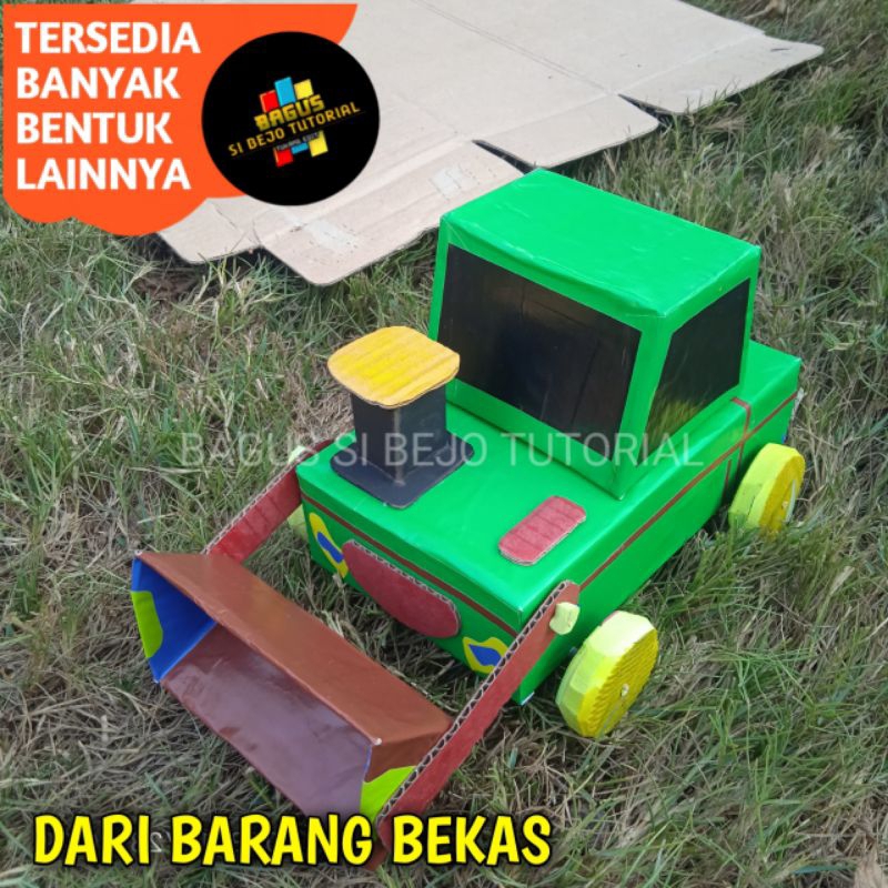 Jual MOBIL MOBILAN DARI KARDUS BENTUK MOBIL SEROK SEBAGAI PRAKTEK