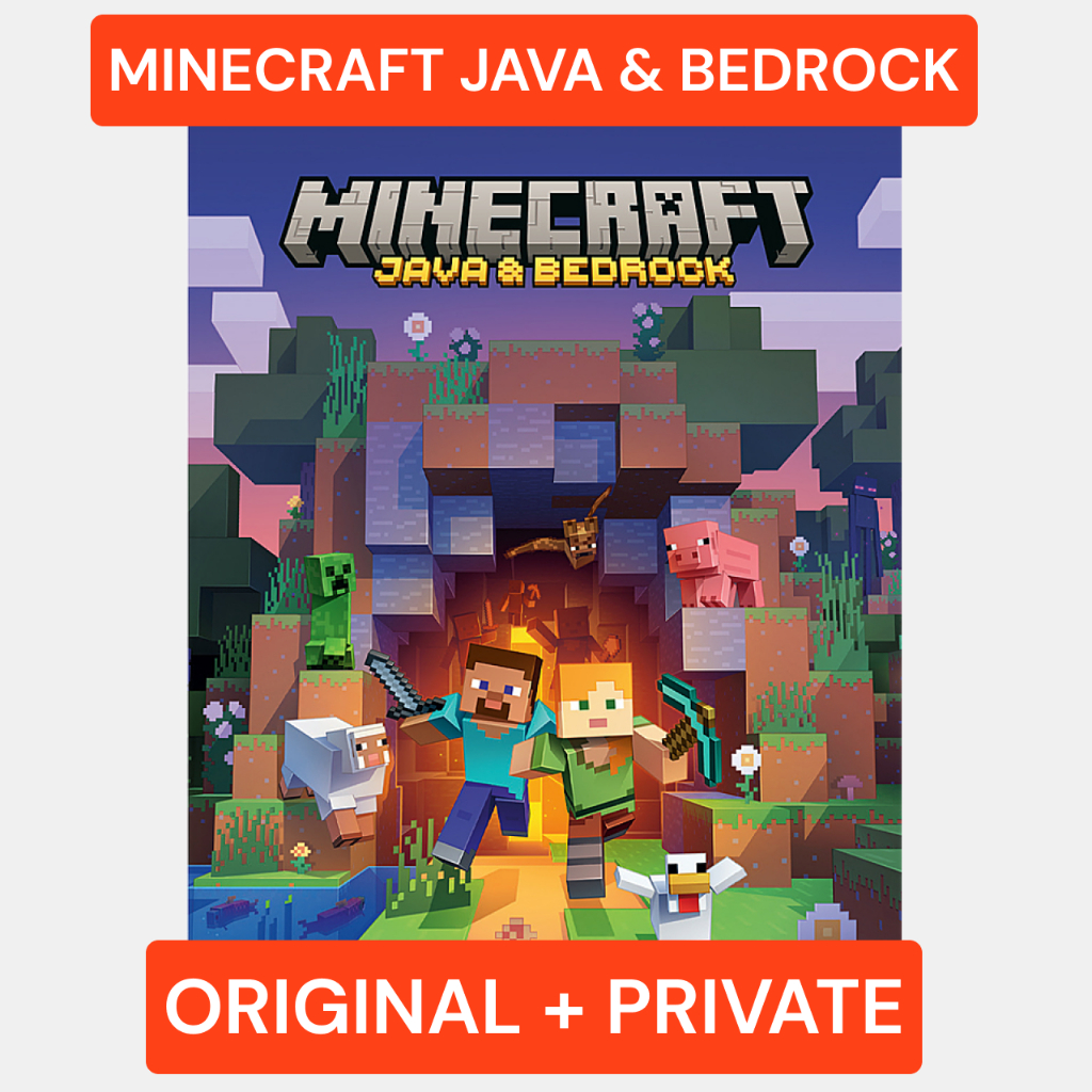 Jual MINECRAFT BEDROCK DAN JAVA EDITION PRIVATE FULL AKSES LEGAL ...