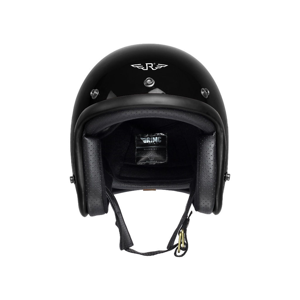 Jual Helm Retro Riders.inc RIMC DOJA BLACK GLOSSY | Shopee Indonesia