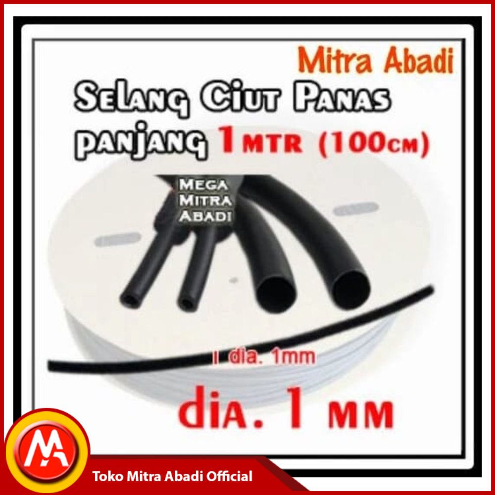 Jual Selang Ciut/Selang Bakar Diameter 1 mm Panjang 1 meter | Shopee ...